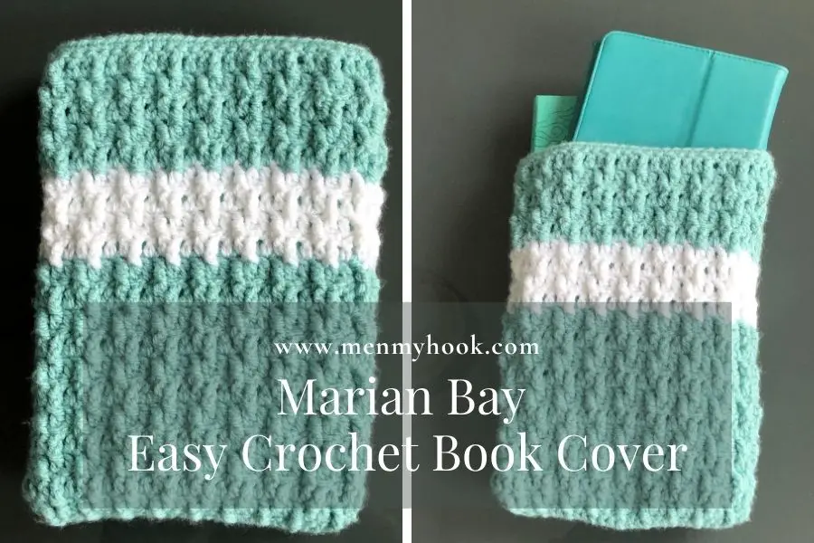 Easy Crochet Book Cover pattern - Marian Bay Book Cover